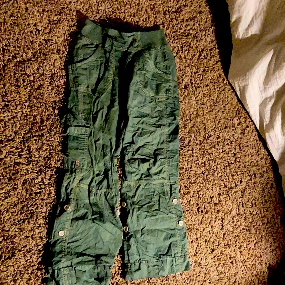 Adorbs low rise green cargo pants